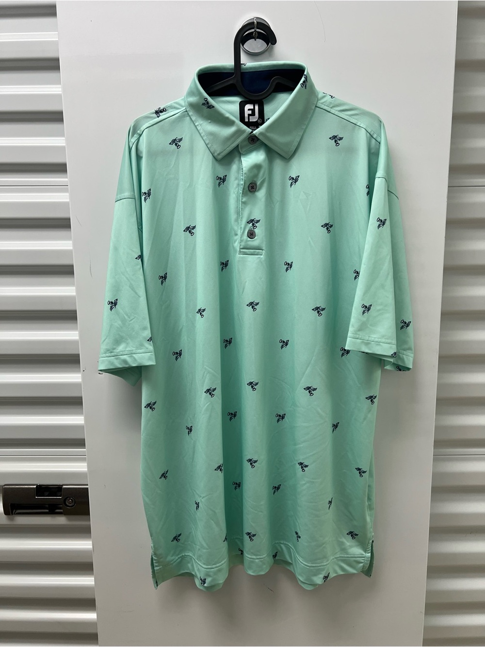 FootJoy Thistle Print Lisle Polo